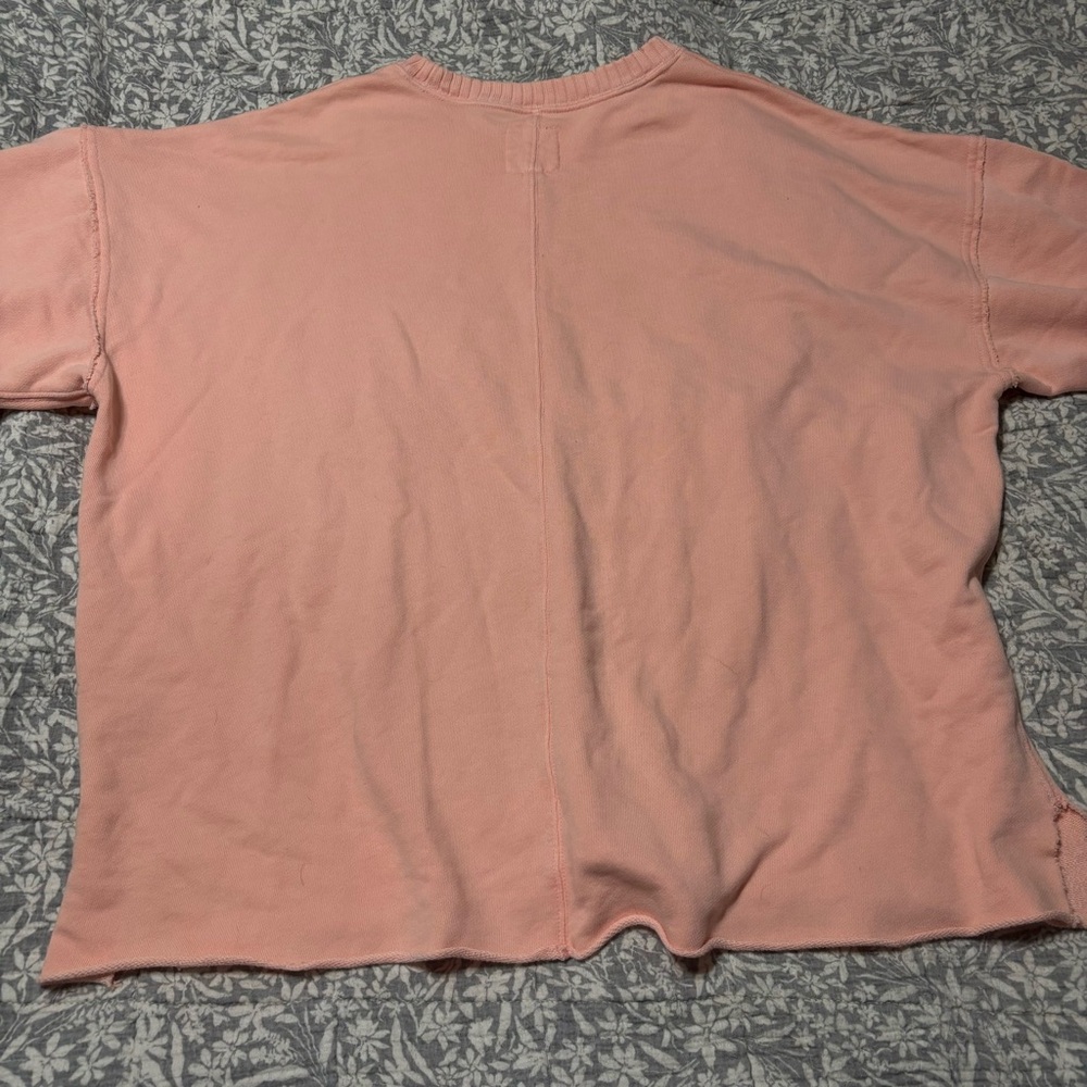 Aerie Peach Summer Themed Crewneck Sweater - Picture 3 of 5